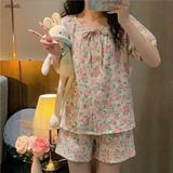  Bộ muslin tay lỡ - quần shorts nữ Innies - 8935334001145 