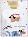  Bộ quần sọc baggy áo sát nách unisex ECOBAMBI - 8935334002180 
