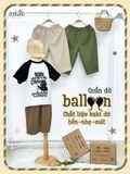  Quần dù mịn dáng balloon bé trai ECOBAMBI - 8935334002302 