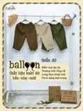  Quần dù mịn dáng balloon bé trai ECOBAMBI - 8935334002302 