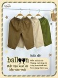  Quần dù mịn dáng balloon bé trai ECOBAMBI - 8935334002302 