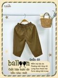  Quần dù mịn dáng balloon bé trai ECOBAMBI - 8935334002302 