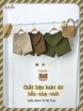  Quần dù mịn shorts bé trai ECOBAMBI - 8935334002319 