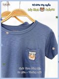  Bộ thun tay ngắn có túi bé trai - 8935334000520 