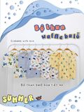  Bộ thun waffle sát nách in họa tiết bé trai - 8935334000537 