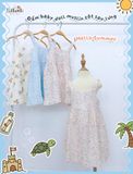  Đầm muslin 2 dây dáng babydoll bé gái ECOBAMBI - 8935334000988 