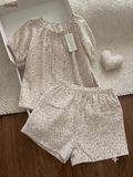 Bộ muslin tay lỡ - quần shorts nữ Innies - 8935334001145 