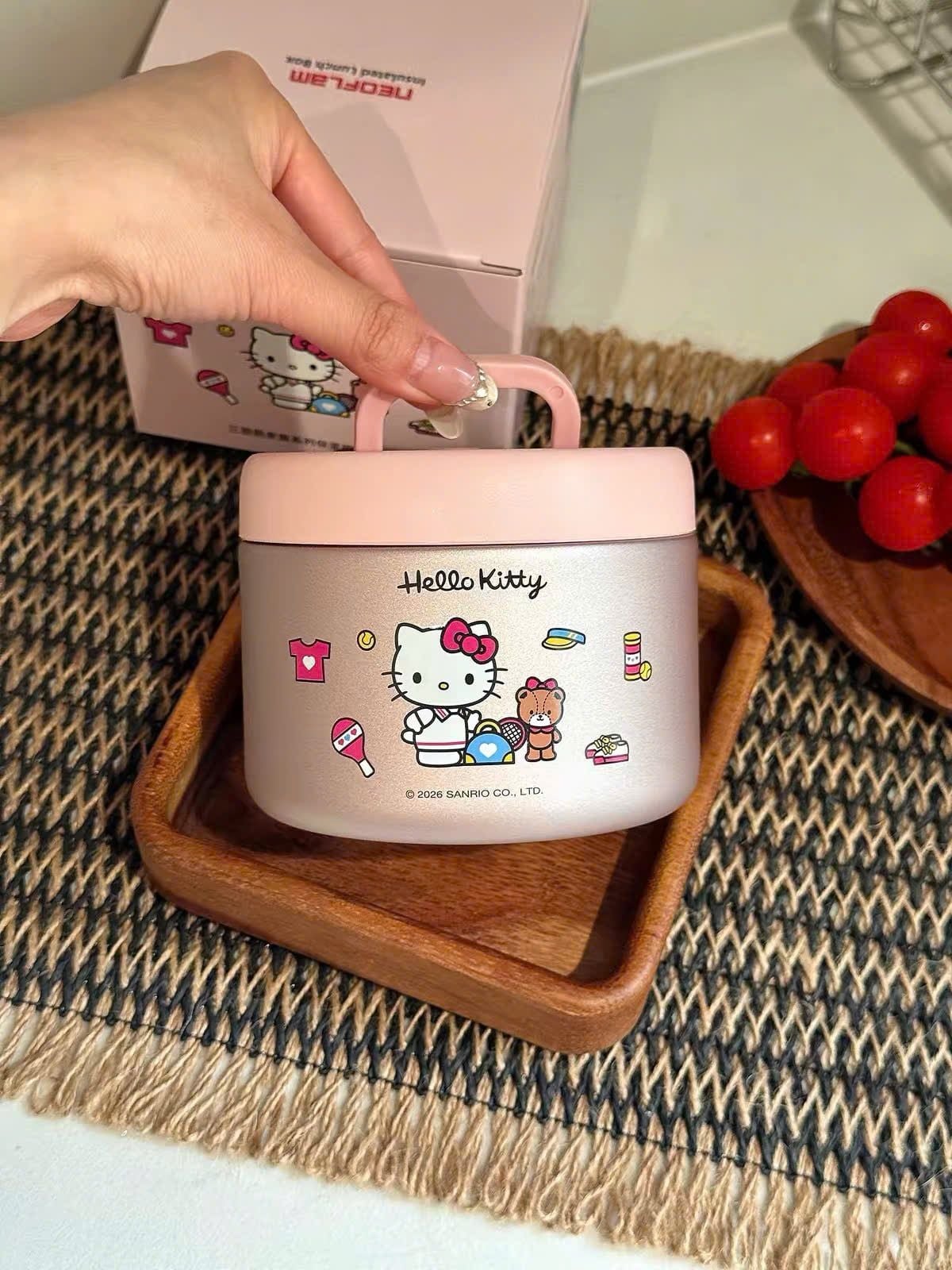  [ORDER] Hộp Cơm Giữ Nhiệt Hello Kitty-Neoflam 