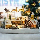  [ORDER] Hộp Nhạc Làng Tuyết Tuần Lộc 