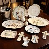  [ORDER] Đĩa Gốm Holy Night 