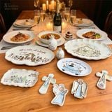  [ORDER] Đĩa Gốm Holy Night 