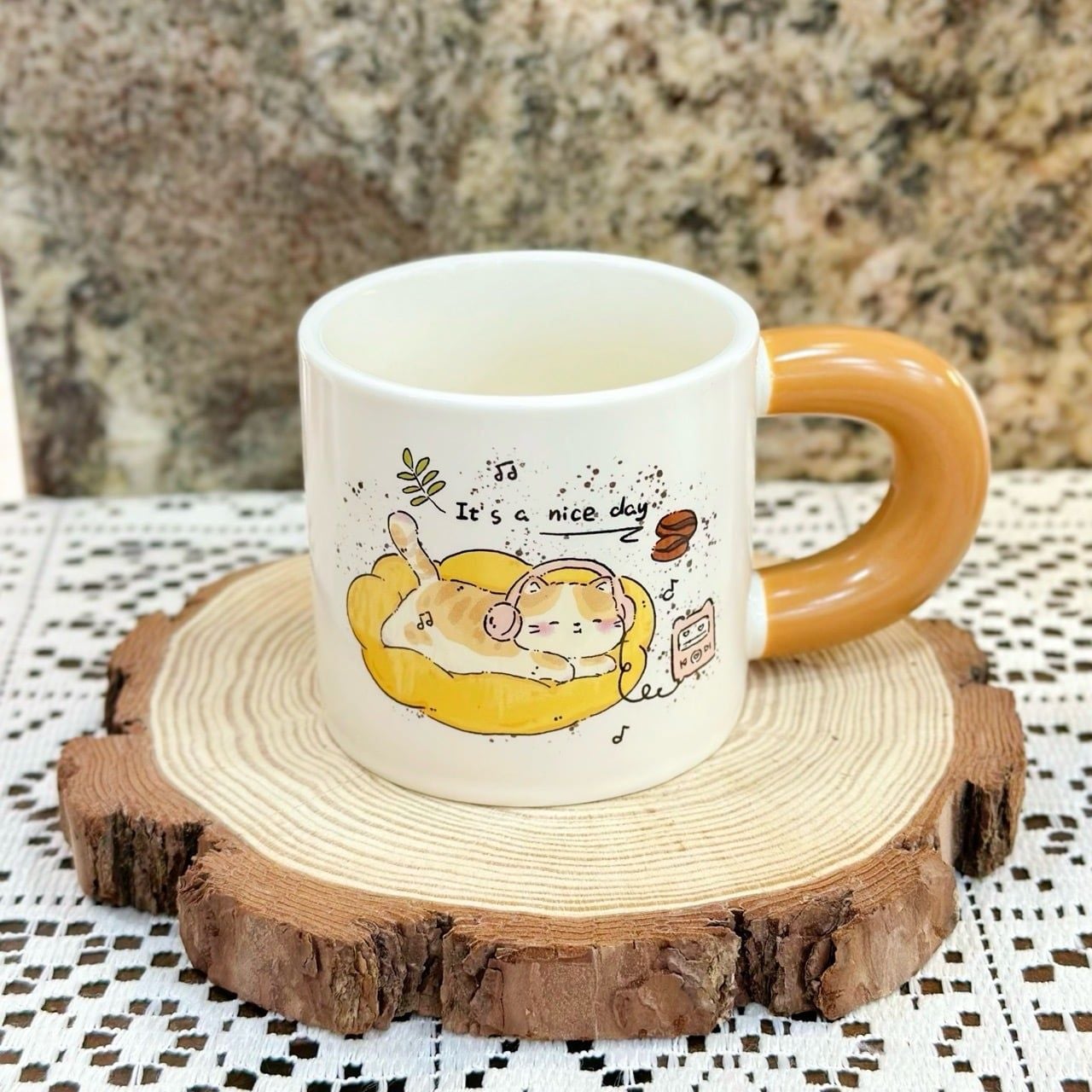  Cốc Sứ Mèo Cafe 