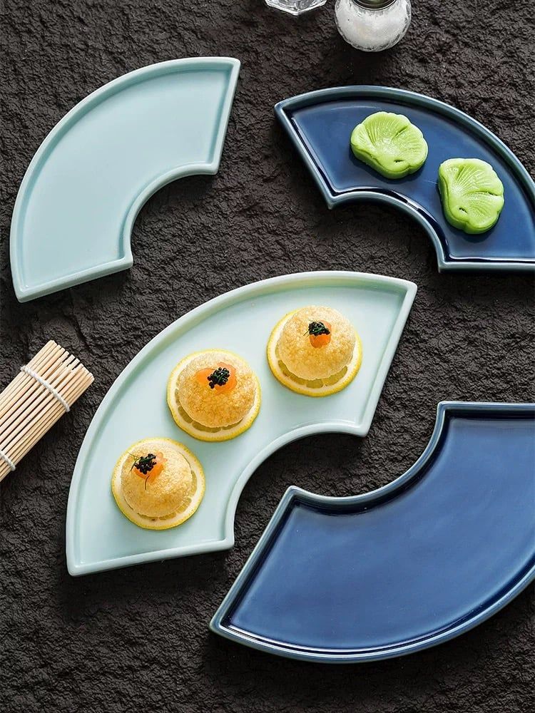  Đĩa Gốm Vân Mây 