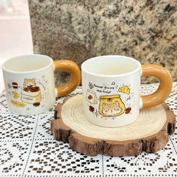  Cốc Sứ Mèo Cafe 