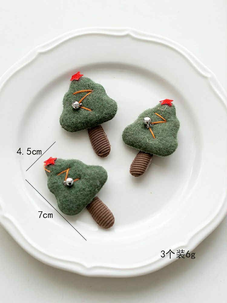  Kẹp Tóc Xmas Vải Nỉ Handmade 