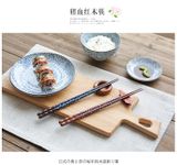  Set 5 Đôi Đũa Gỗ Hoa Anh Đào 