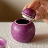  Hũ Đựng Trà Men Thạch Tím 