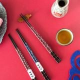  Đũa Gỗ Hoa Anh Đào 