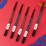  Đũa Gỗ Hoa Anh Đào 