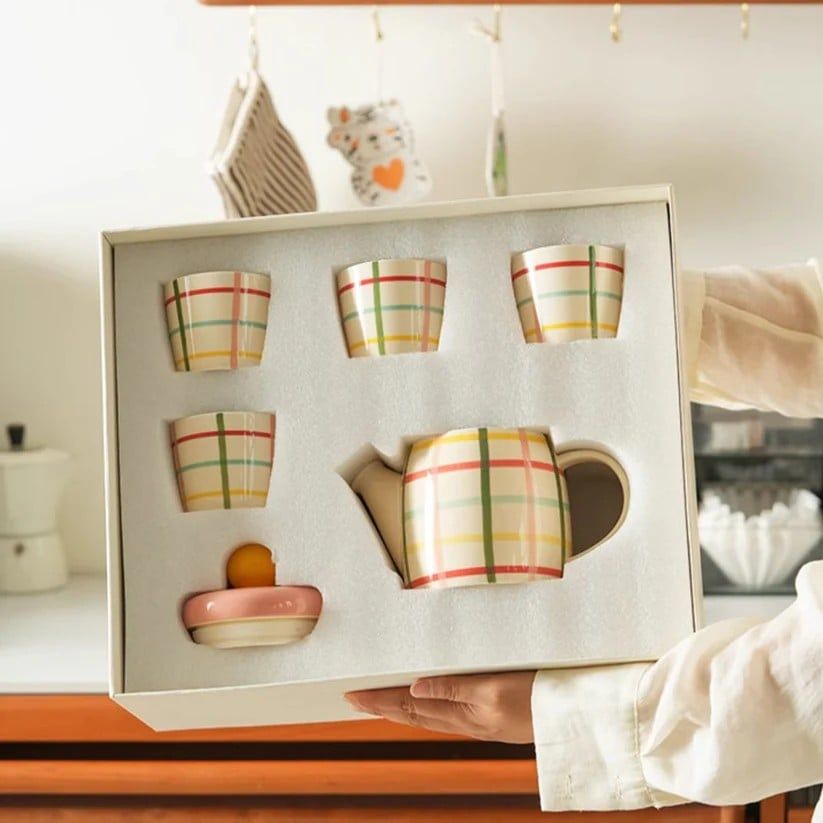  Bộ Ấm Kẻ Sọc 