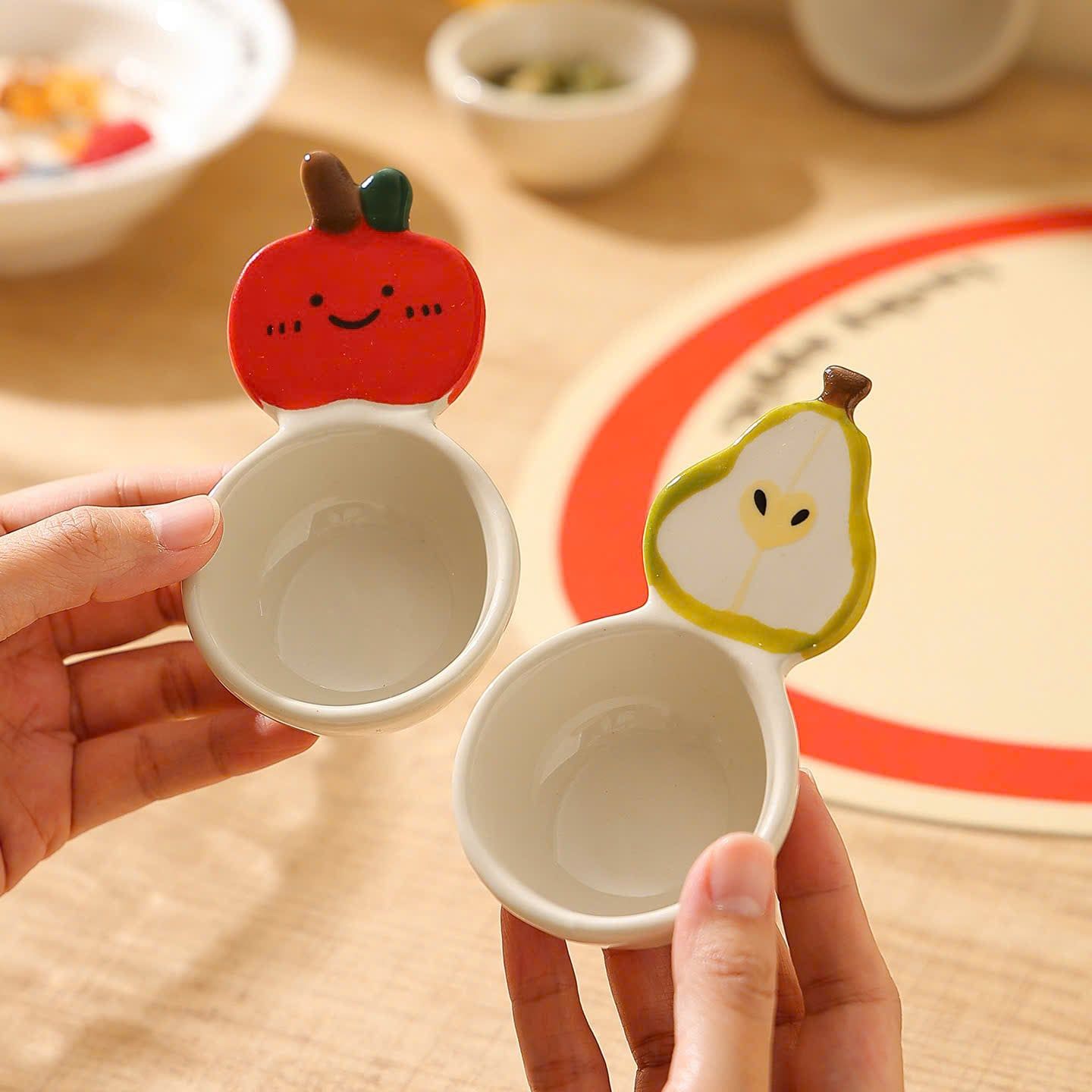 Bát Chấm Gốm Trái Cây 