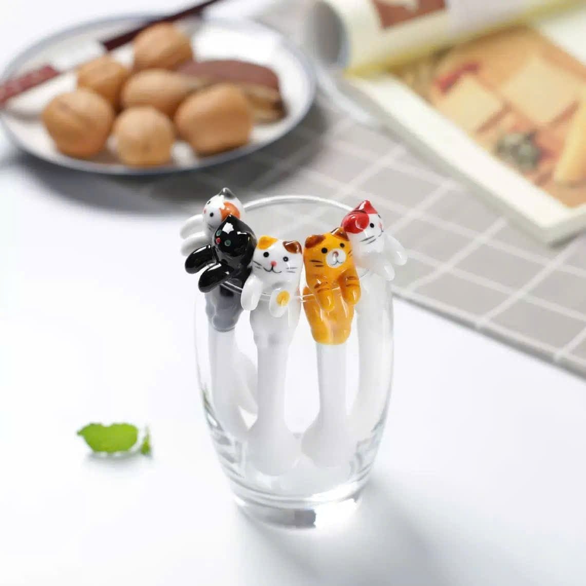  Thìa Gốm Mèo Nhỏ 