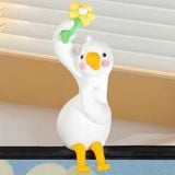  Hipper - Tượng Mini Chú Vịt Quack Quack Cầm Hoa 