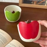  Cốc Gốm Táo Xanh Đỏ 