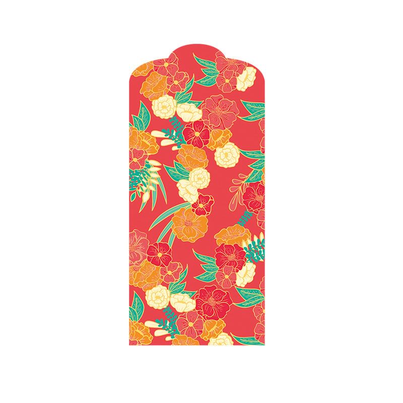  Phong Bao Lì Xì Hoa Mẫu Đơn Phú Quý 