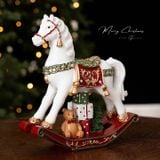  [ORDER] Tượng Ngựa Bập Bênh Noel Vintage 
