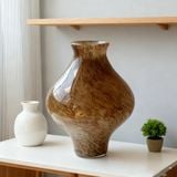  Bình Hoa Men Nâu Thời Trung Cổ 