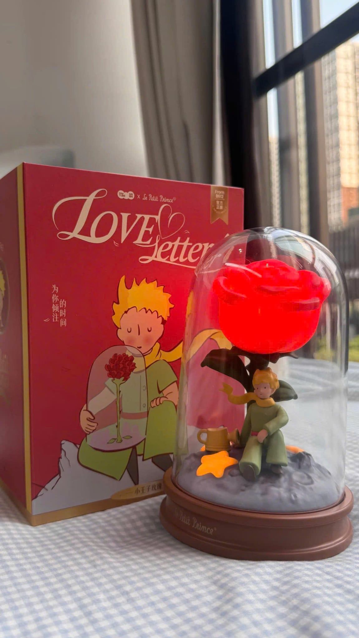  [ORDER] Đèn Hoa Hồng Hoàng Tử Bé Love Letter 