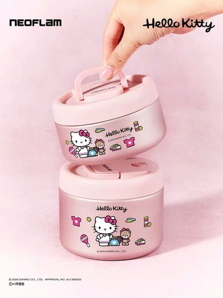  [ORDER] Hộp Cơm Giữ Nhiệt Hello Kitty-Neoflam 