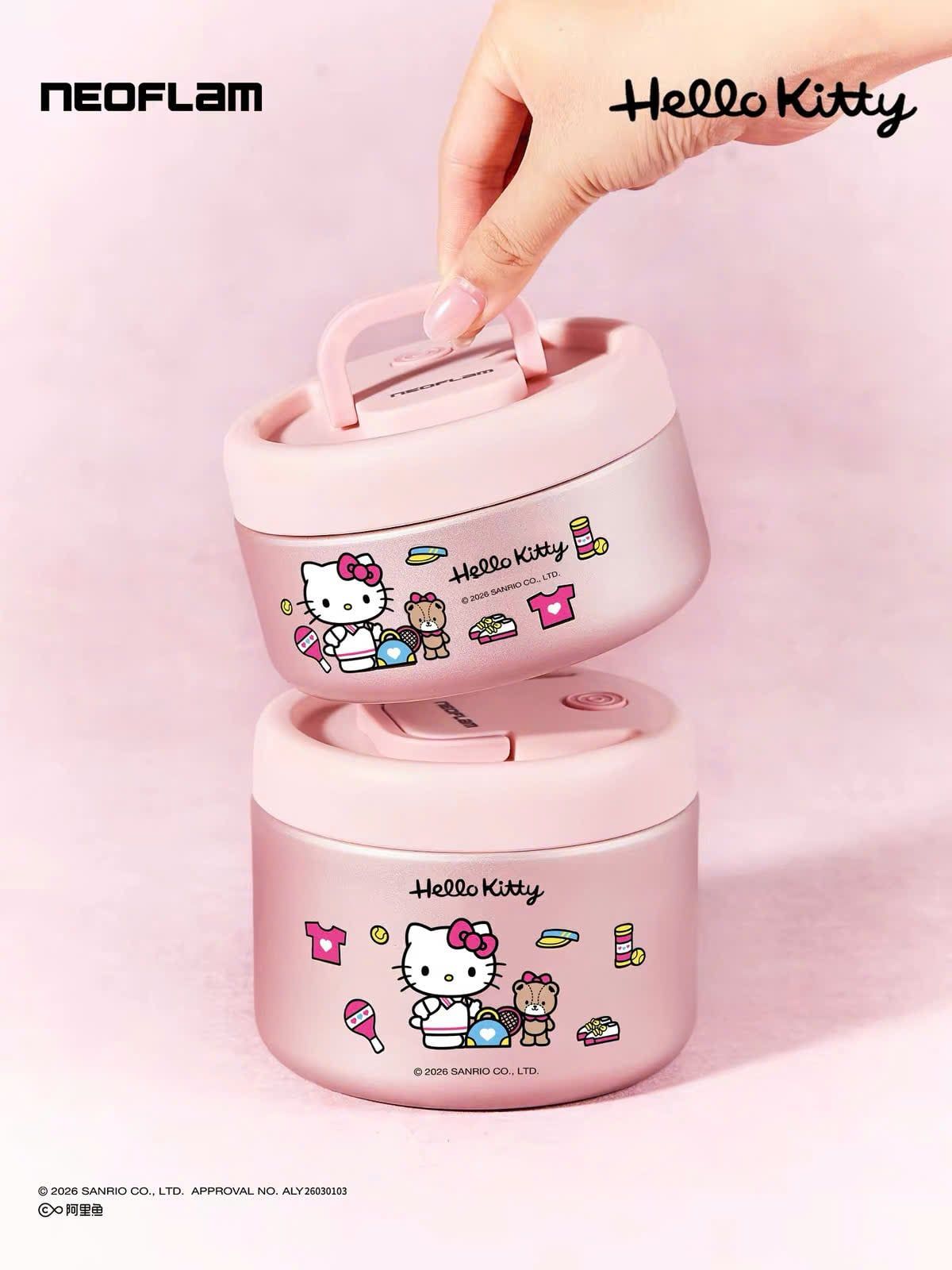  [ORDER] Hộp Cơm Giữ Nhiệt Hello Kitty-Neoflam 