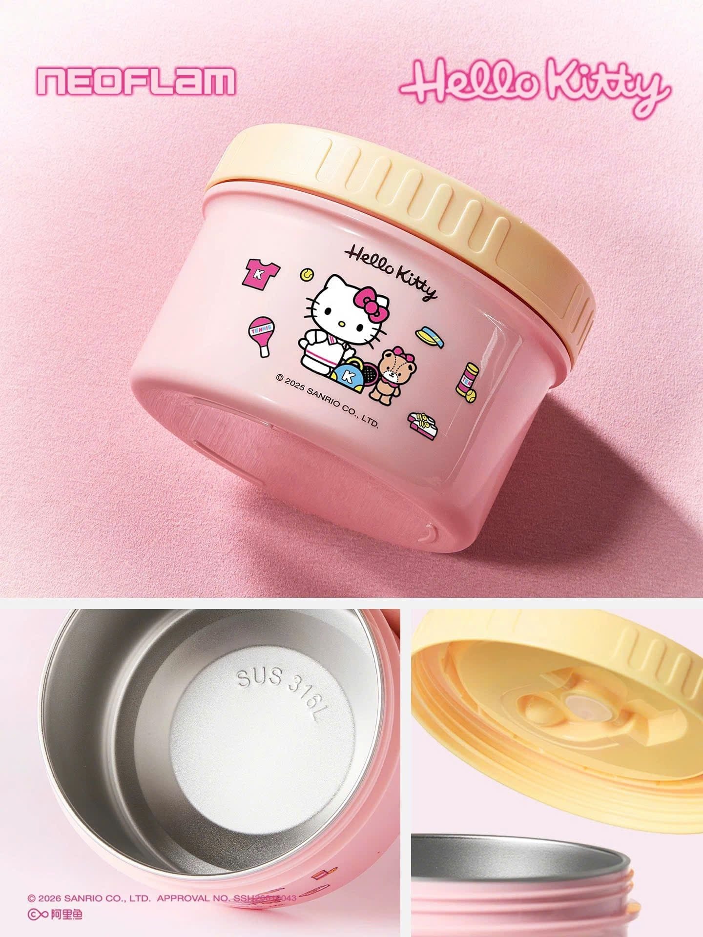  [ORDER] Hộp Cơm Giữ Nhiệt Hello Kitty Candy - Neoflam 
