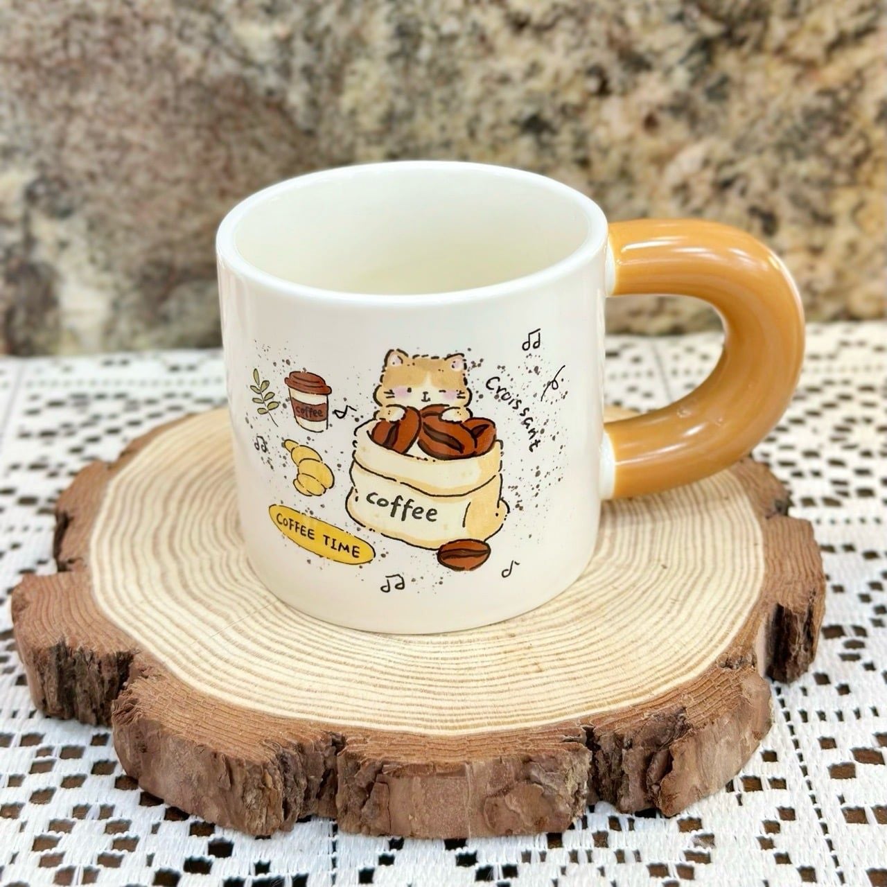  Cốc Sứ Mèo Cafe 