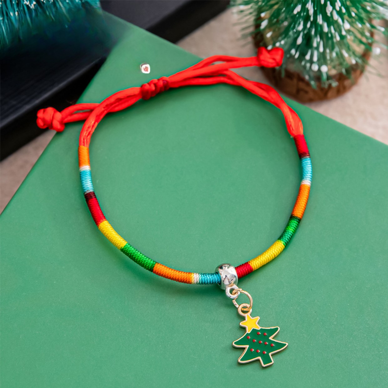  Vòng Tay Dây Rút Giáng Sinh 