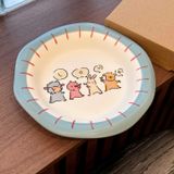  Đĩa Sứ Animal Friends 