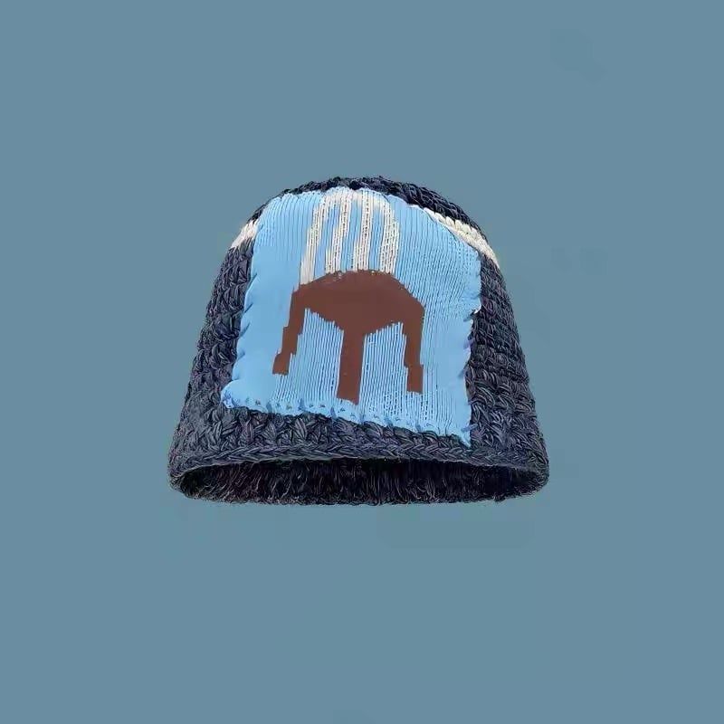  Mũ Bucket Len Patchwork 