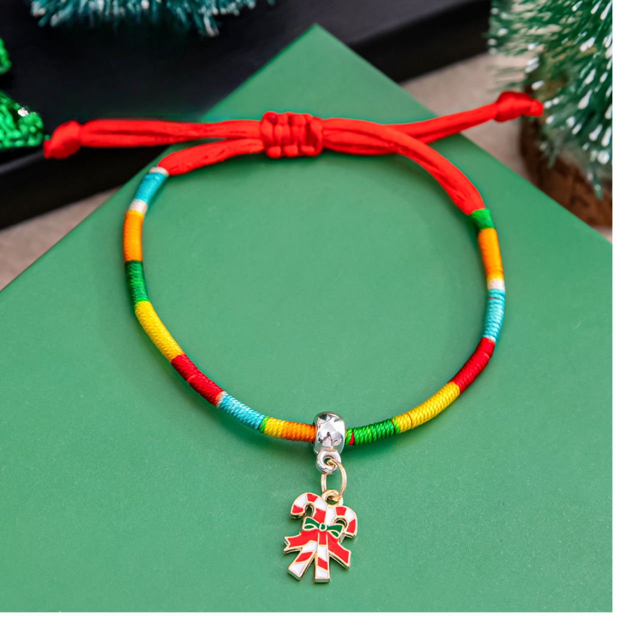  Vòng Tay Dây Rút Giáng Sinh 