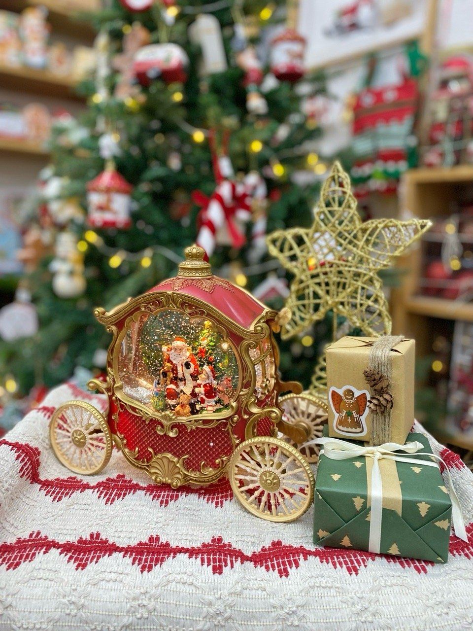  Hộp Nhạc Chuyến Xe Giáng Sinh Lấp Lánh 