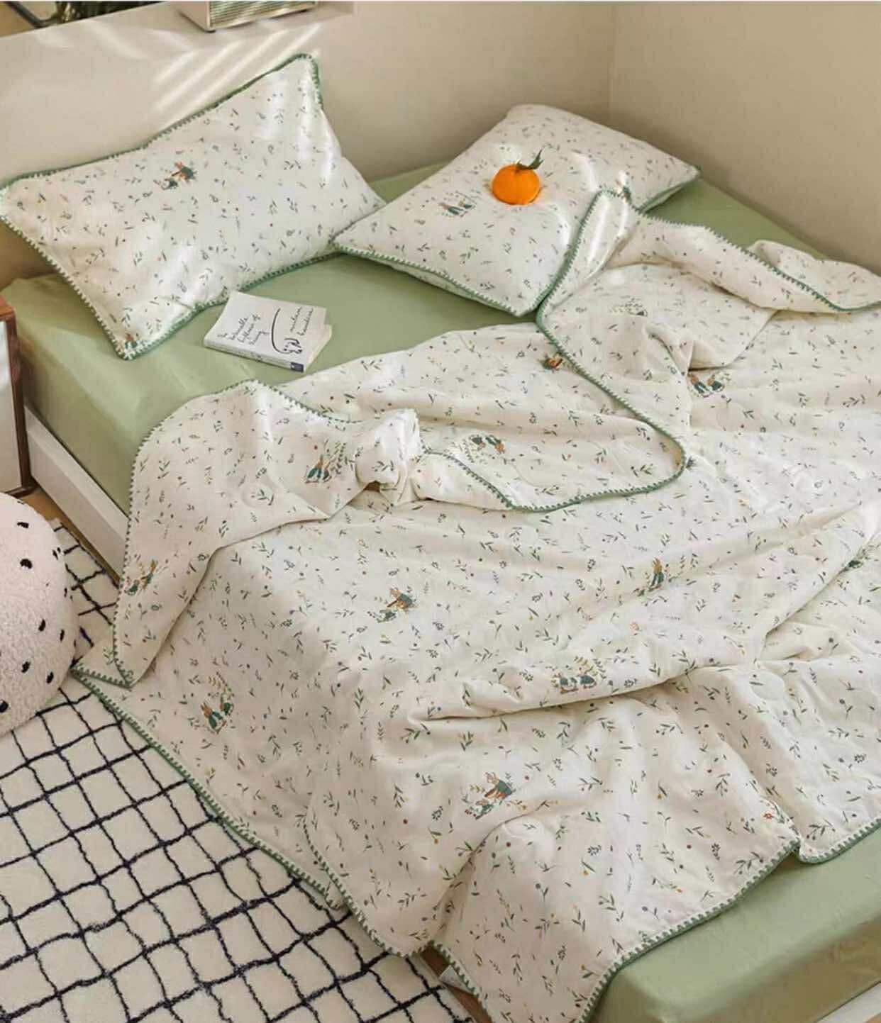  Bộ Chăn Ga Gối Thỏ Đồng Quê 