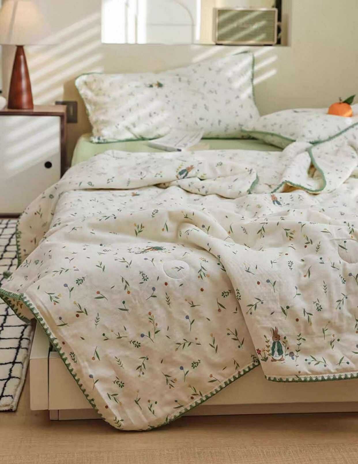  Bộ Chăn Ga Gối Thỏ Đồng Quê 