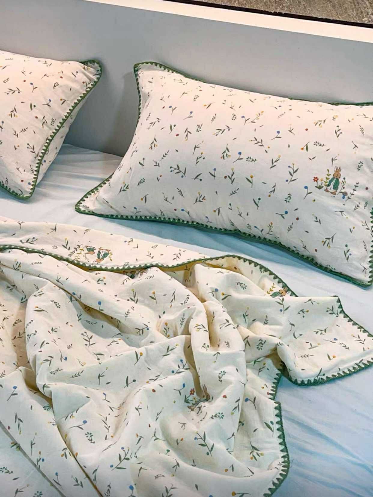  Bộ Chăn Ga Gối Thỏ Đồng Quê 