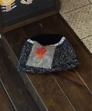  Mũ Bucket Len Patchwork 