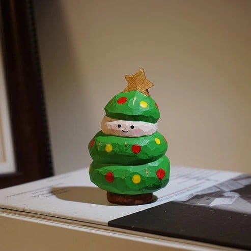  Tượng Khắc Gỗ Giáng Sinh 