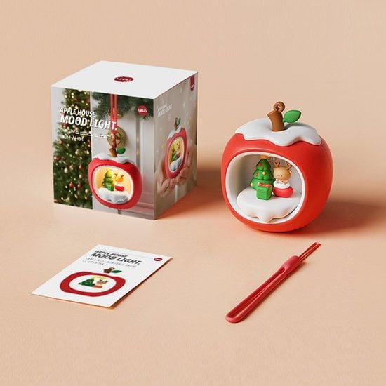  Đèn Quả Táo Đêm Giáng Sinh 