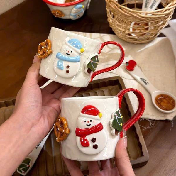  Bộ Đồ Ăn Giáng Sinh In Nổi Dễ Thương 