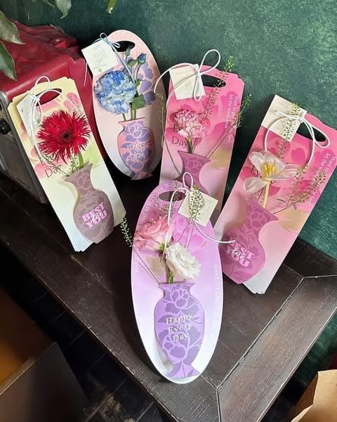  For You Flower Card (Kèm Thiệp) 