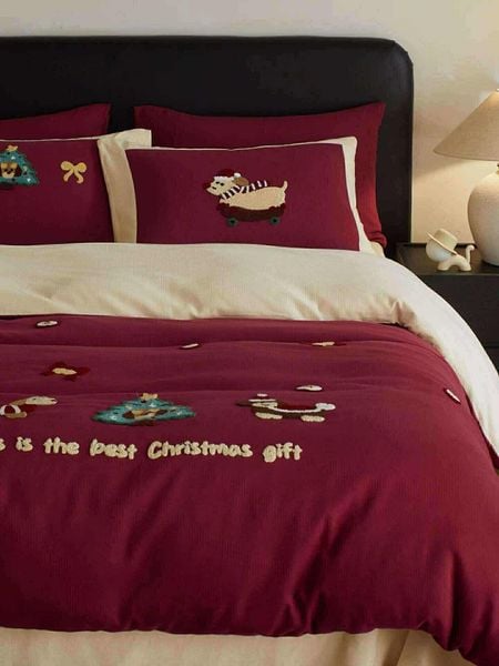  Bộ Chăn Ga Gối Xmas Animal 